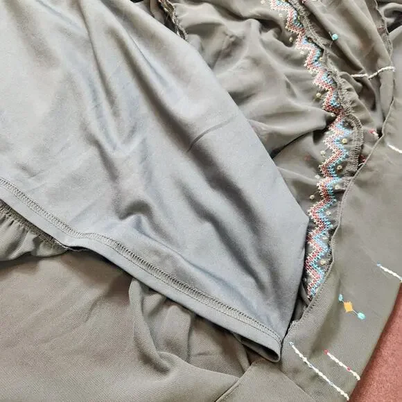 Savannah Jane Womens Dress Size 3X Embroidered Tribal Western Tiered Cowgirl - Picture 10 of 12